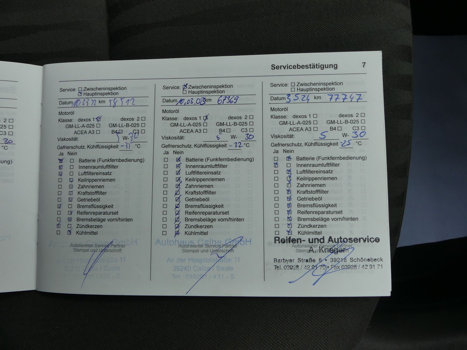 Fahrzeugabbildung Opel Zafira C Active, 5. Sitzer
