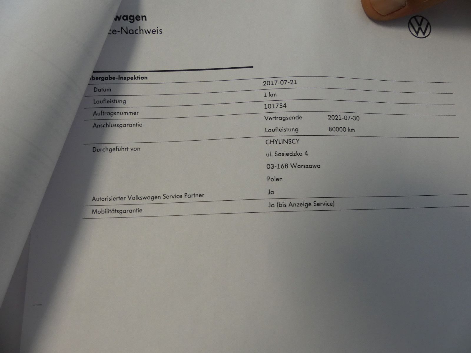 Fahrzeugabbildung Volkswagen Golf Sportsvan