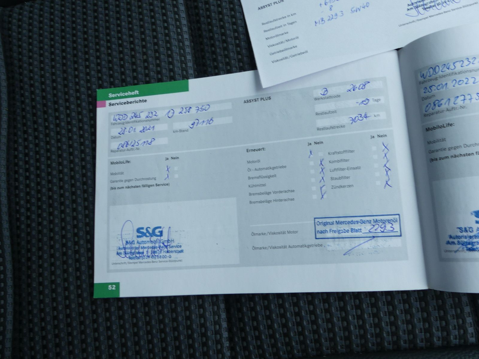 Fahrzeugabbildung Mercedes-Benz B 170 B -Klasse B 170