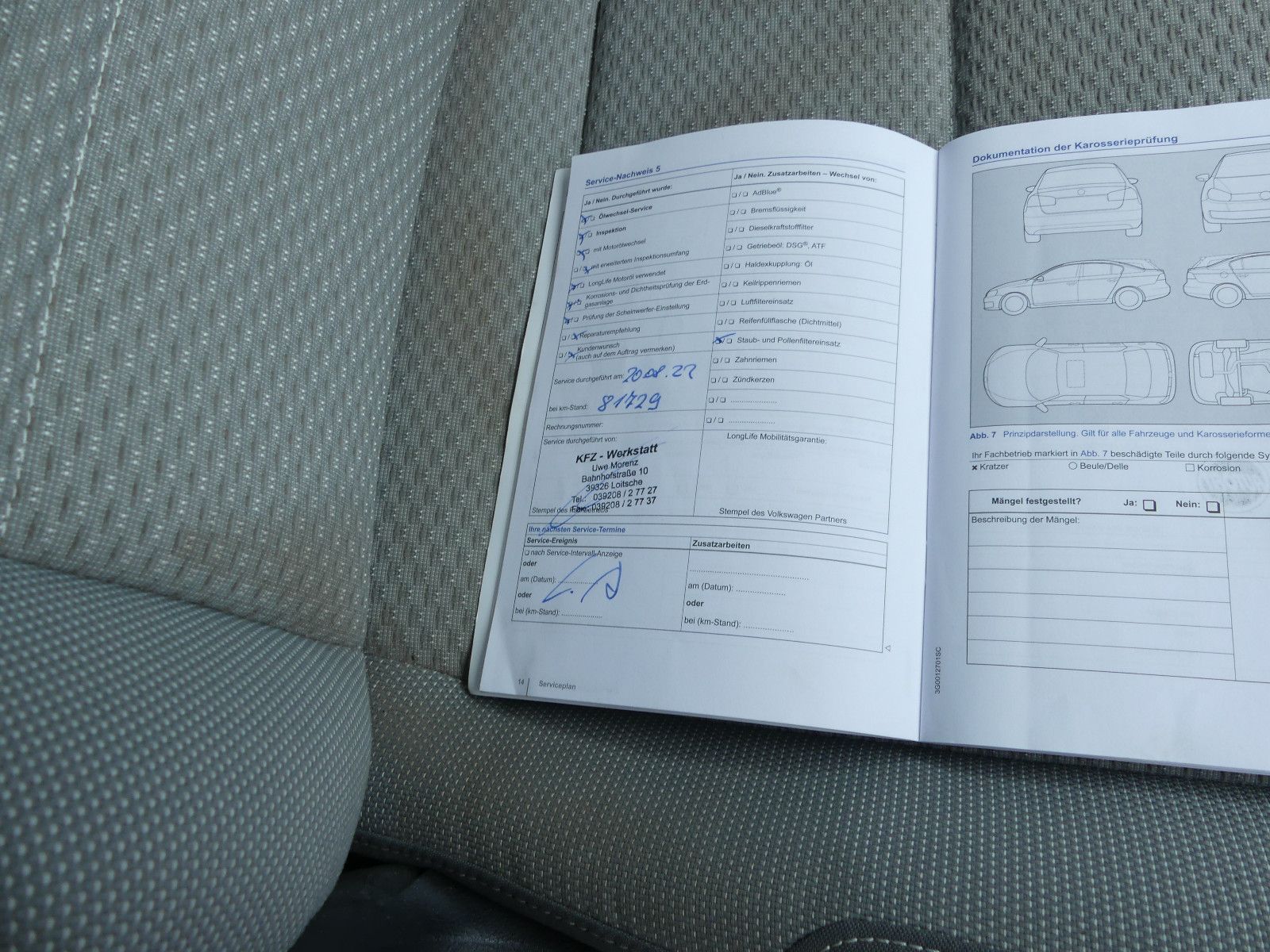 Fahrzeugabbildung Volkswagen Touran Comfortline BMT/Start-Stopp, Automatik