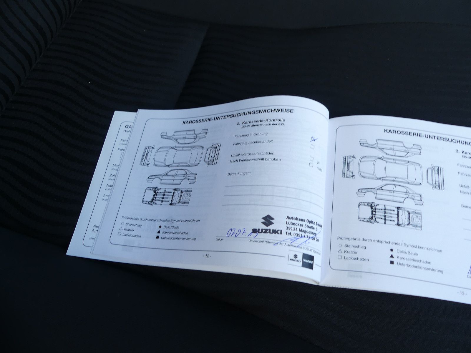 Fahrzeugabbildung Suzuki Swift Club, 1. Hand