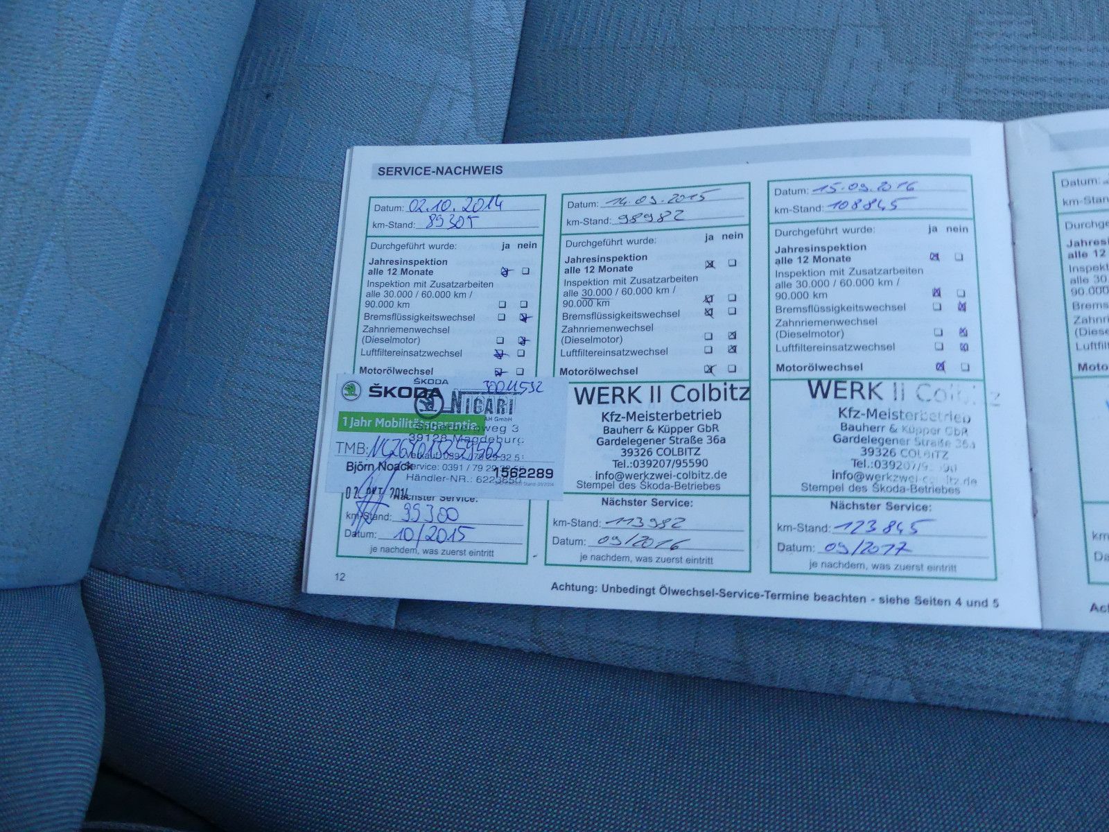 Fahrzeugabbildung SKODA Fabia 1.4 16V Classic