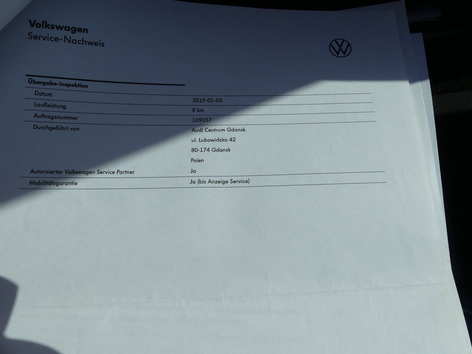 Fahrzeugabbildung Volkswagen Golf Sportsvan VII Trendline*1.HAND*82TKM*