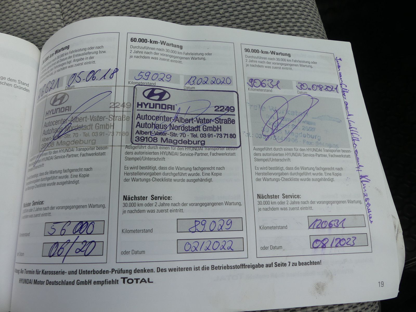 Fahrzeugabbildung Hyundai H350 Kasten Kasten L3H2 Profi"1.HAND"