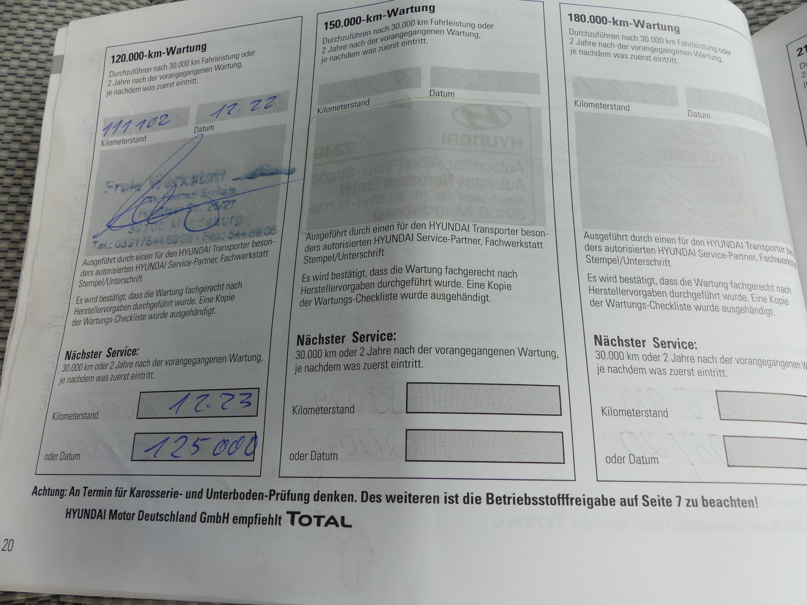 Fahrzeugabbildung Hyundai H350 Kasten Kasten L3H2 Profi"1.HAND"