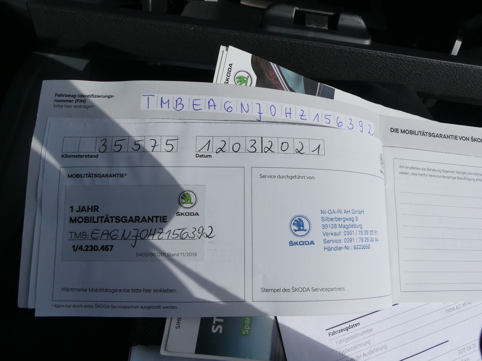 Fahrzeugabbildung SKODA Fabia Cool Edition