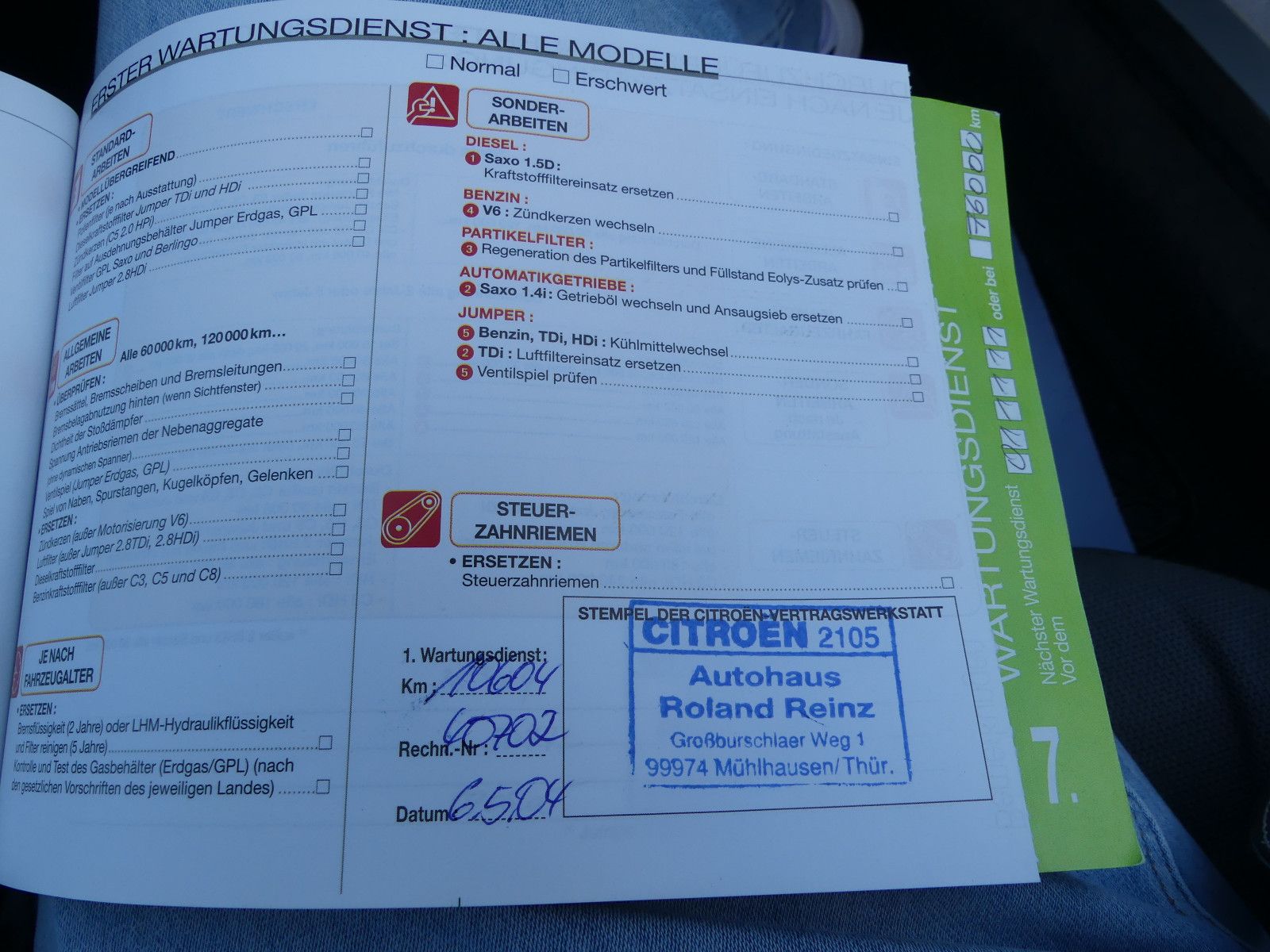 Fahrzeugabbildung Citroën Xsara