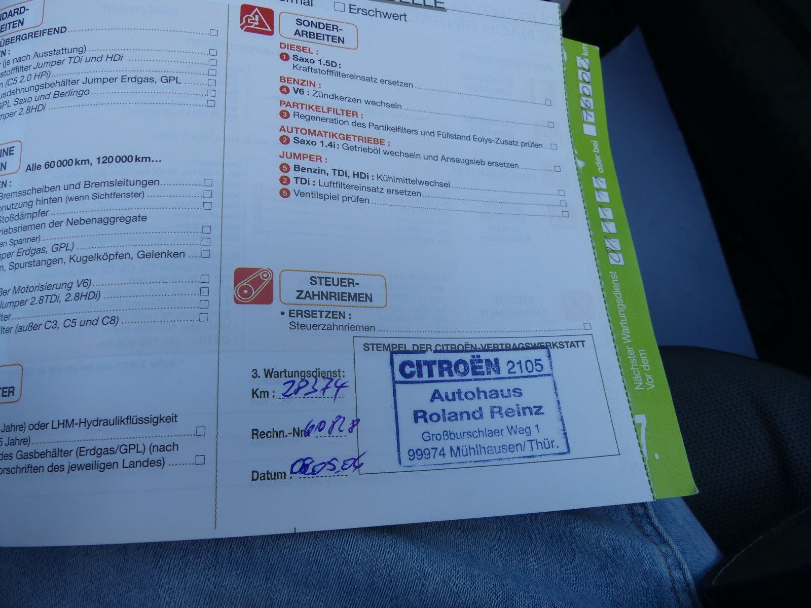 Fahrzeugabbildung Citroën Xsara