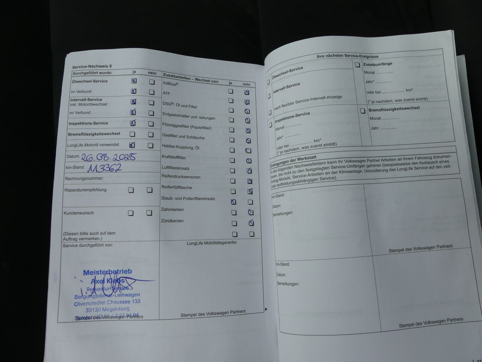 Fahrzeugabbildung Volkswagen Golf..1.4