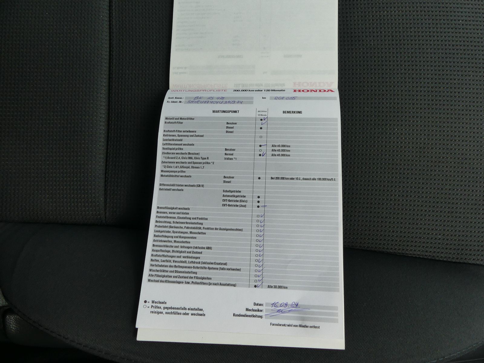Fahrzeugabbildung Honda Civic Lim. 5-trg. 1.6 i LS