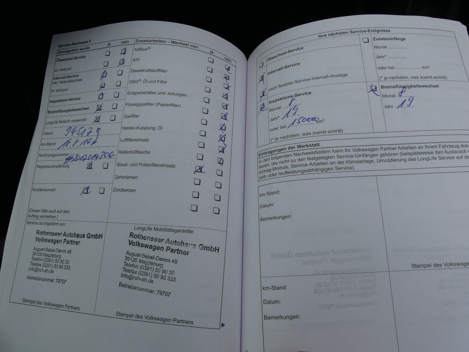 Fahrzeugabbildung Volkswagen Golf Plus VI Style"SCHECKHEFTGEPF."